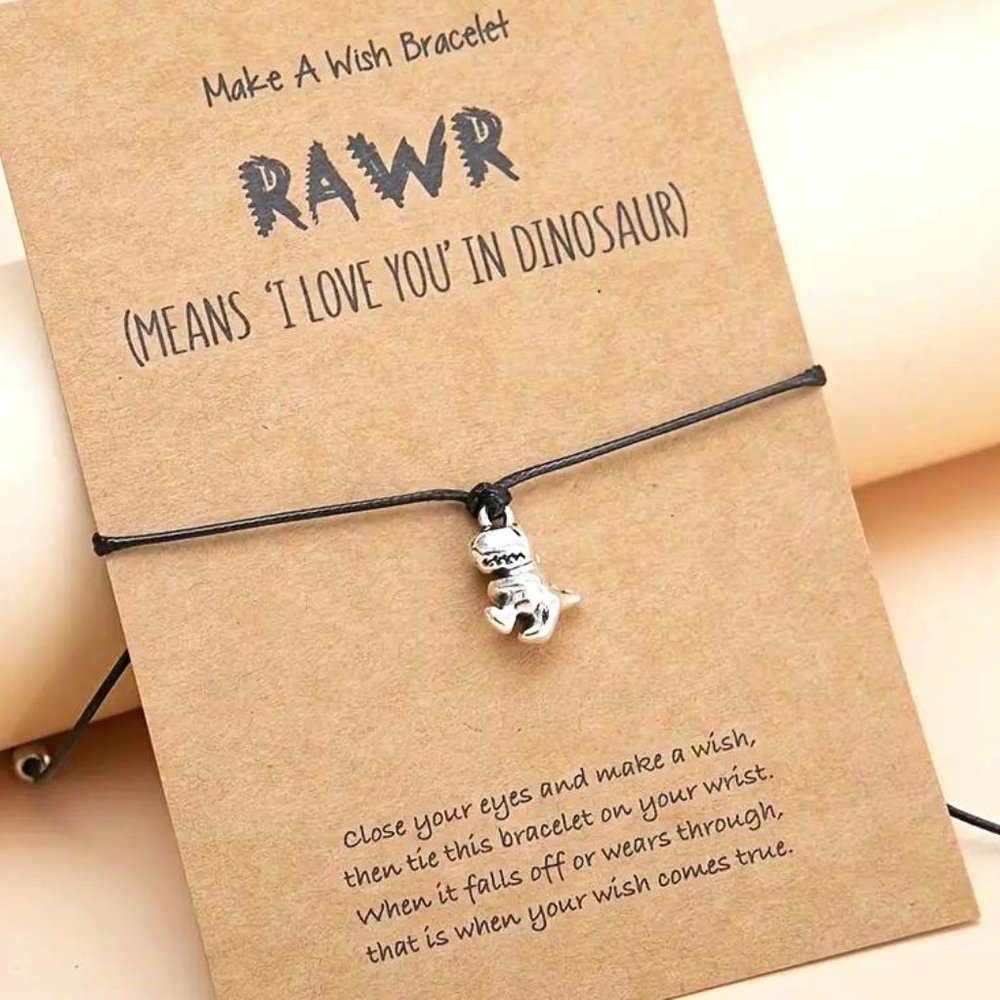 DINOSAUR WISHING BRACELET